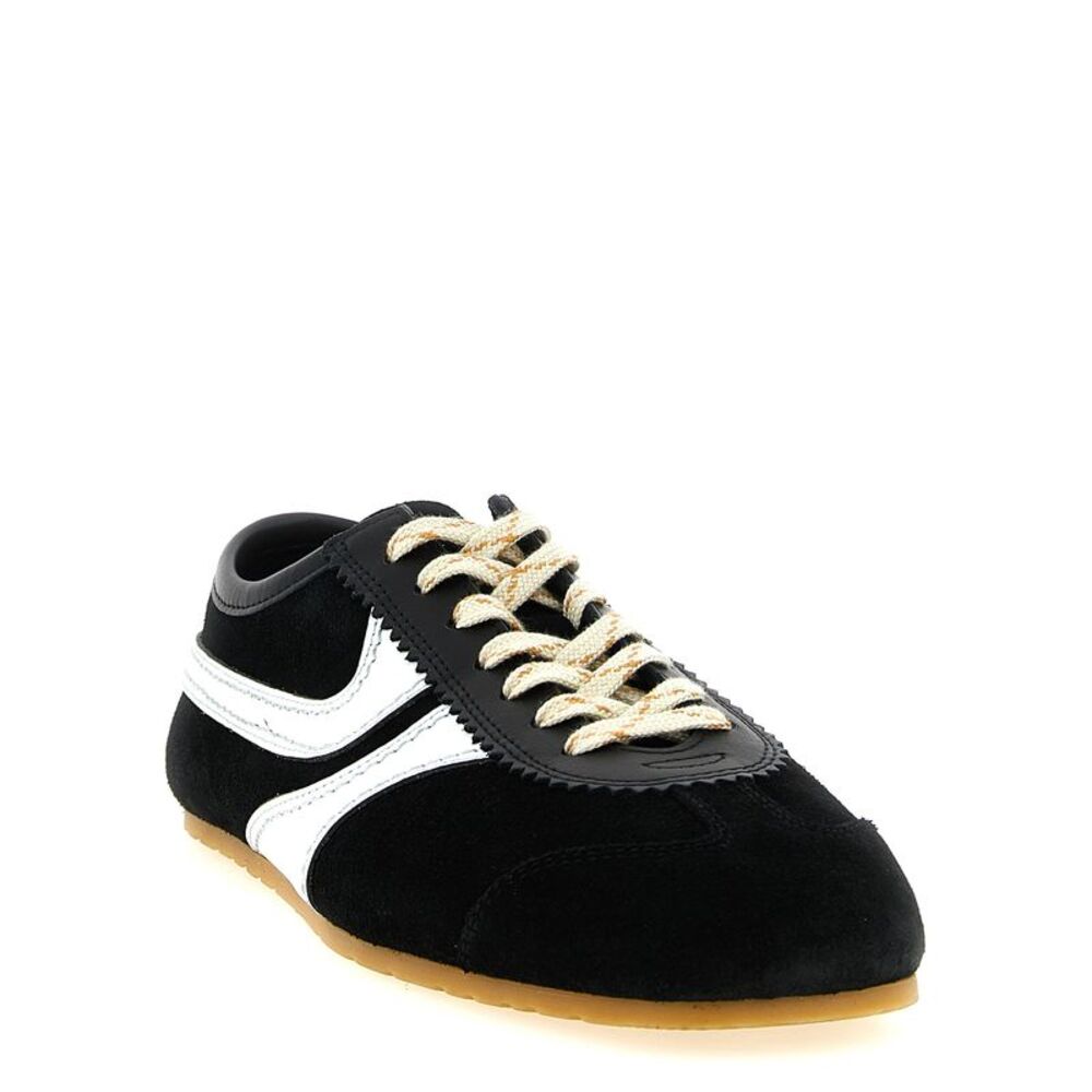Dries Van Noten Bicolor Calfskin Men's Sneakers